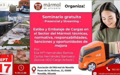 Seminario Gratuito: Estiba y Embalaje de Cargas en el Sector del Mármol