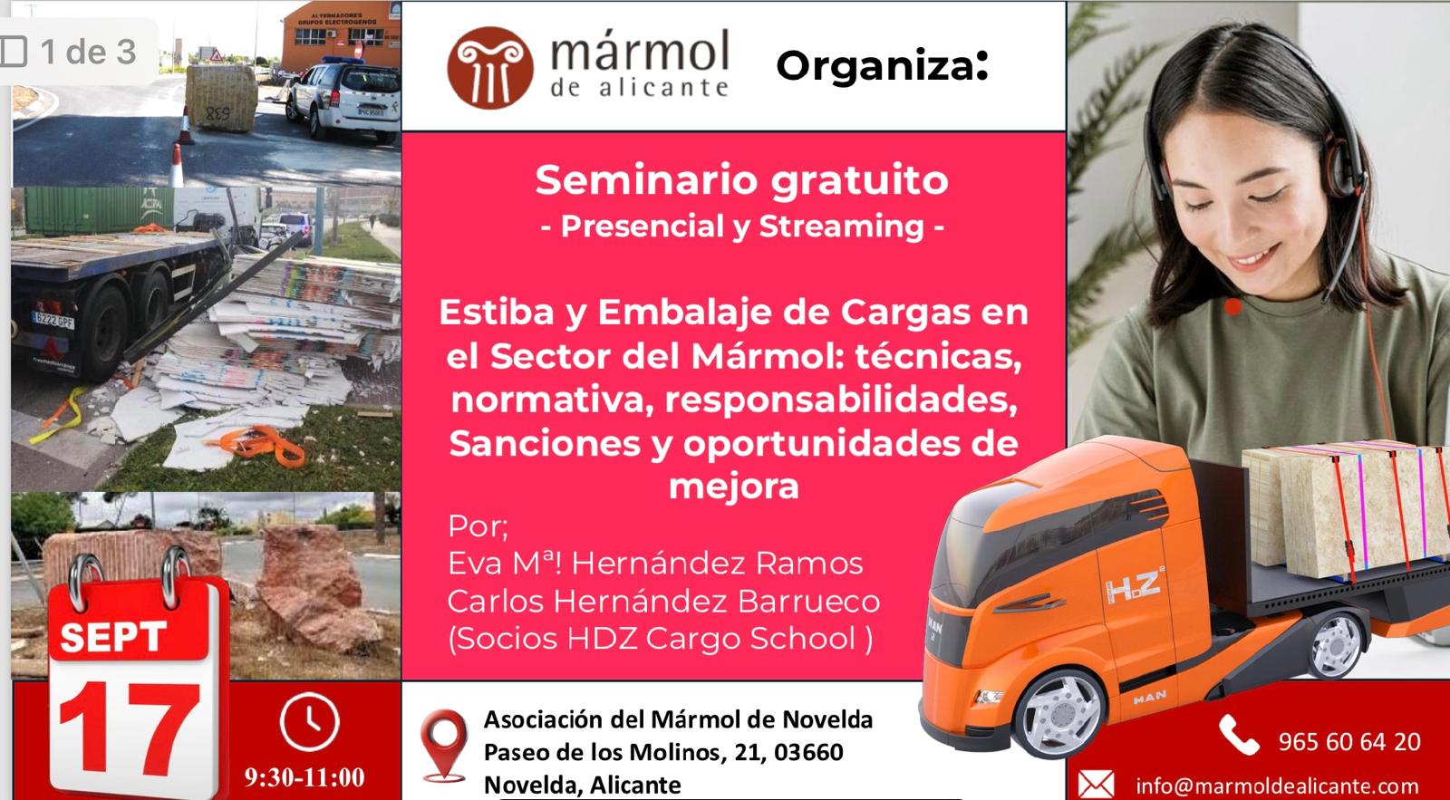 Seminario estiba y seguridad de cargas. Eva Hernández Ramos